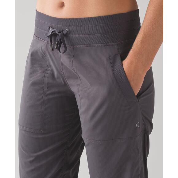 LULULEMON Dance Studio Pant III Unlined Regular Size 12 Dark Carbon - Picture 2 of 10